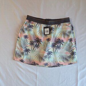 NWT Strafe Aspen Training Skirt – Size Medium | Tropical Palm Print